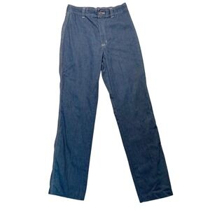 Our Bottoms ltd. vintage 1970's high rise denim jeans ribbon pocket detail 26 in